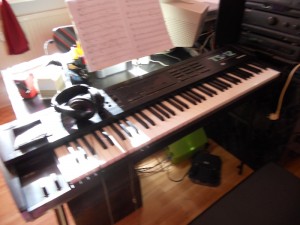 Spielen am Keyboard